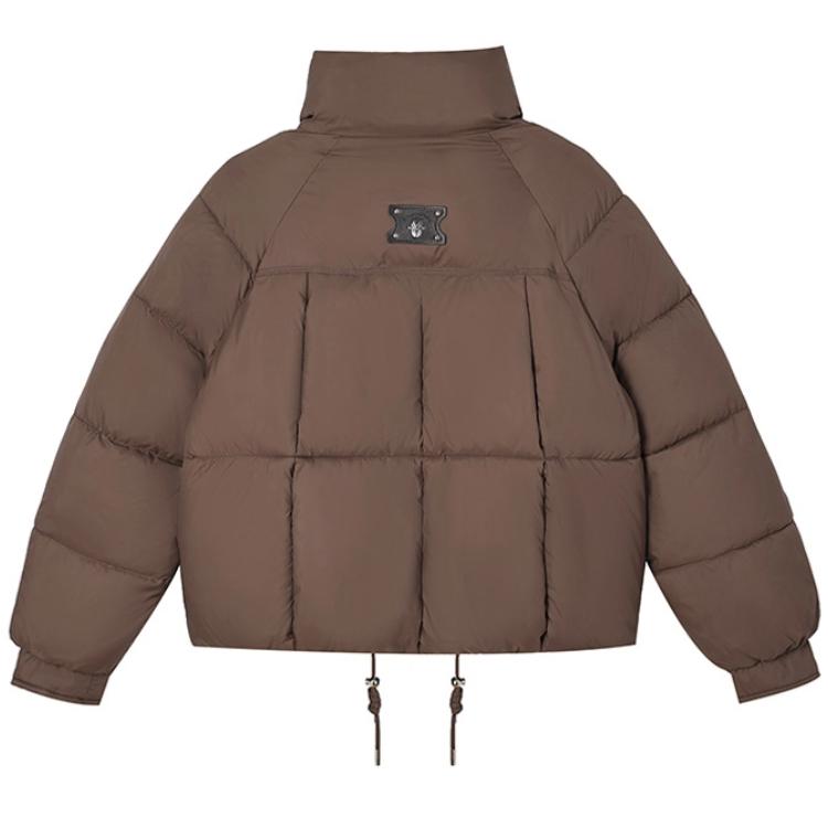 Women's Short Stand Collar Warm Windproof Winter Jacket