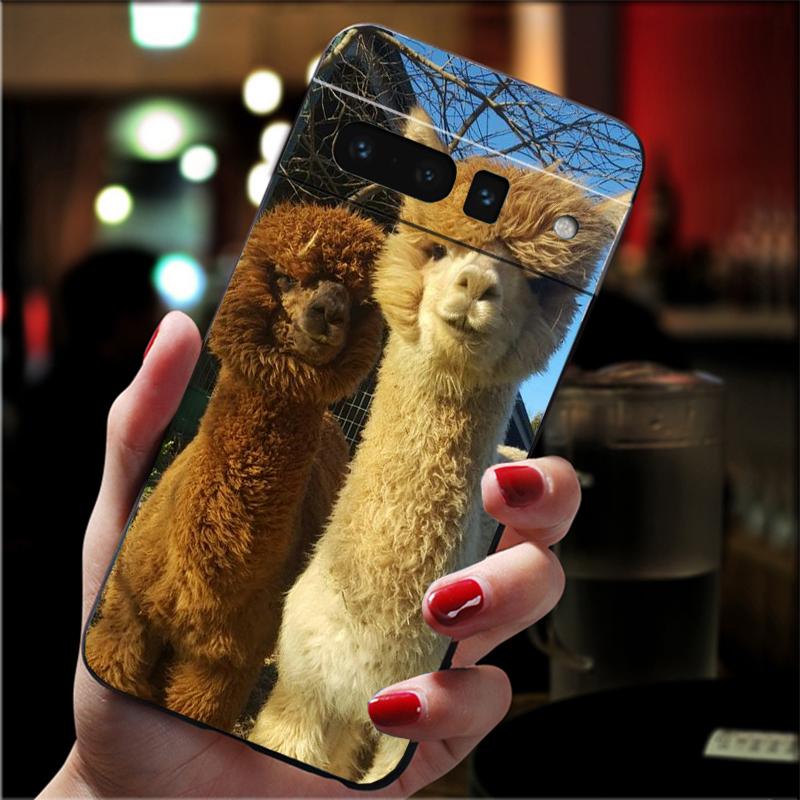 Lama Alpacas Animal Phone Case For Google Pixel 10 Pro 9 Pro XL 9A 8 7 6 Pro Pixel 8A 7A 6A Pixel 8 7 6 5