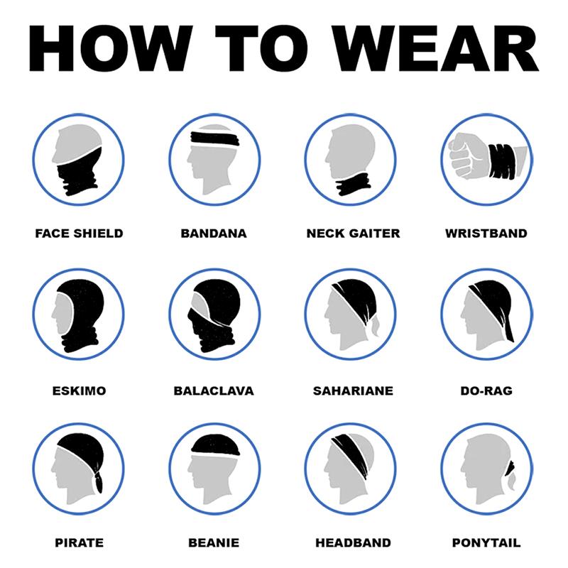 1 шт. банданы мотоциклетная повязка на голову череп полиэстер шарфы защитная маска для лица велосипедные маски для лица мотоциклетная байкерская маска