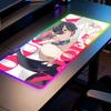 ZZZ Zenless Zone Zero Коврик для мыши RGB Игровой коврик для мыши Настольный коврик HD Игровой Большой светодиодная подсветка XXL Коврики для мыши
