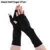 Solid Mittens Driving Accessories Fingerless Half Finger Sleeves Sunscreen Protection Long Gloves