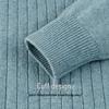 SHANSHAN Men's Thick 100% Wool Half-Turtleneck Pullover Sweater