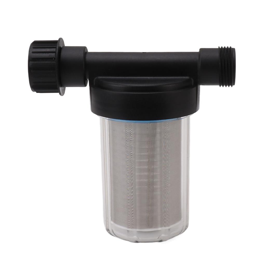 G3/4 Садовый шланг Фильтр Фильтр Водяной насос Фильтр Сетчатый фильтр из нержавеющей стали Прозрачный дизайн