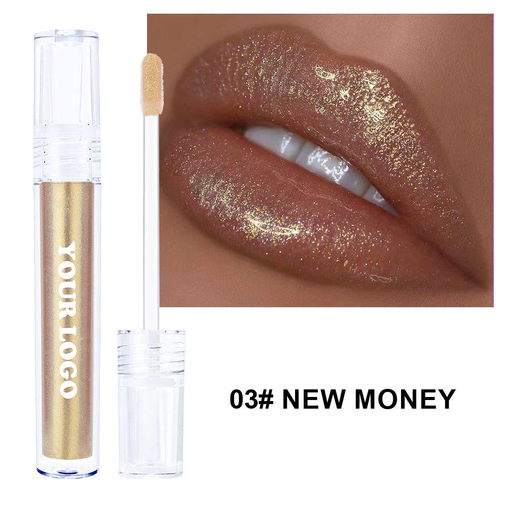 Бесцветный зеркальный блеск/желе для губ без границ - Нелипкий, стойкий, увеличивающий объем блеск.