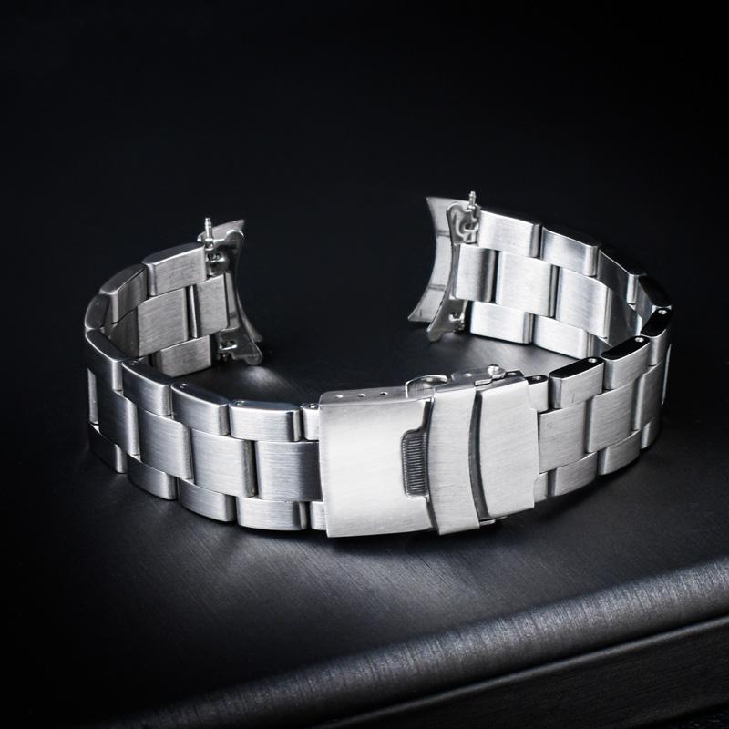 Металлический браслет из нержавеющей стали для часов Casio MDV106-1A, MDV-107, MTP-VD01, MDV-106 - 22 мм, регулируемый, с инструментами для установки