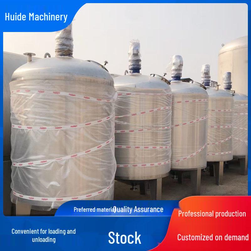 Stainless Steel Mixing Tanks: Durable 304 & 316L Options with Strong Stability