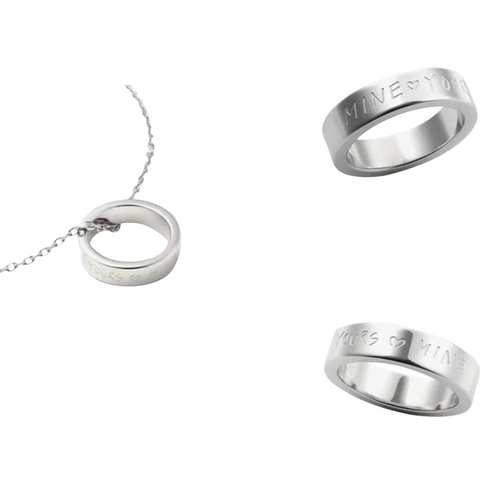 K-pop айдол ENHYPEN ожерелье-кольцо, подарок ожерелье-кольцо, подарок для фаната, подарок на день рождения(Кольцо + Ожерелье)