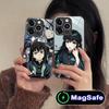 Demon Slayer Muichiro Phone Case for iPhone 16 15 14 13 12 11 Pro Max Plus Mini MagSafe Glass Colour Printing Cover Smartphone
