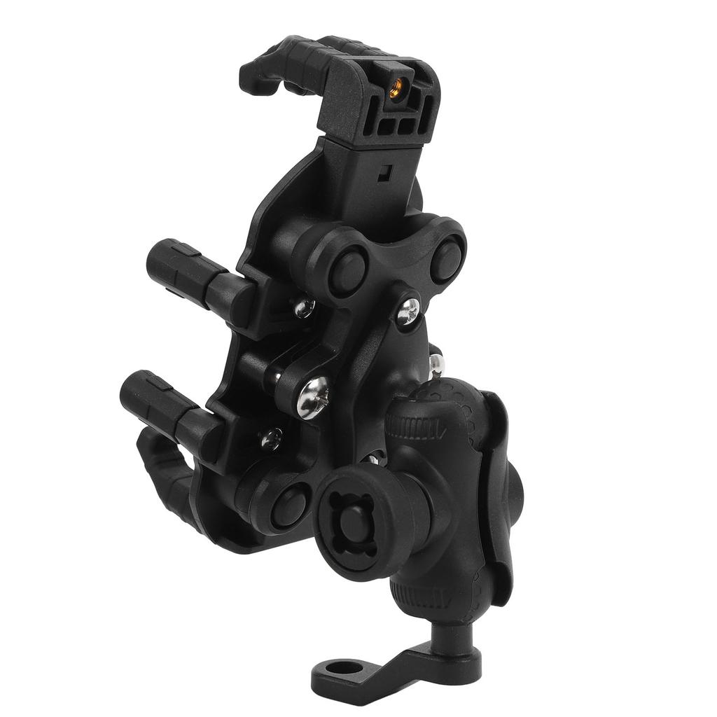 Мотоциклетное крепление для телефона с предохранительным замком, амортизацией, вращением на 360 градусов, регулируемый держатель для телефона на зеркало заднего вида