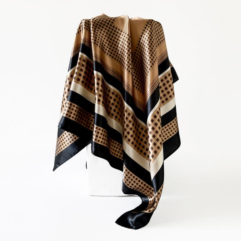 New Style of Seding Large Square Scarf Middle East New Style Plaid Printed Scarf Headscarf Scarf