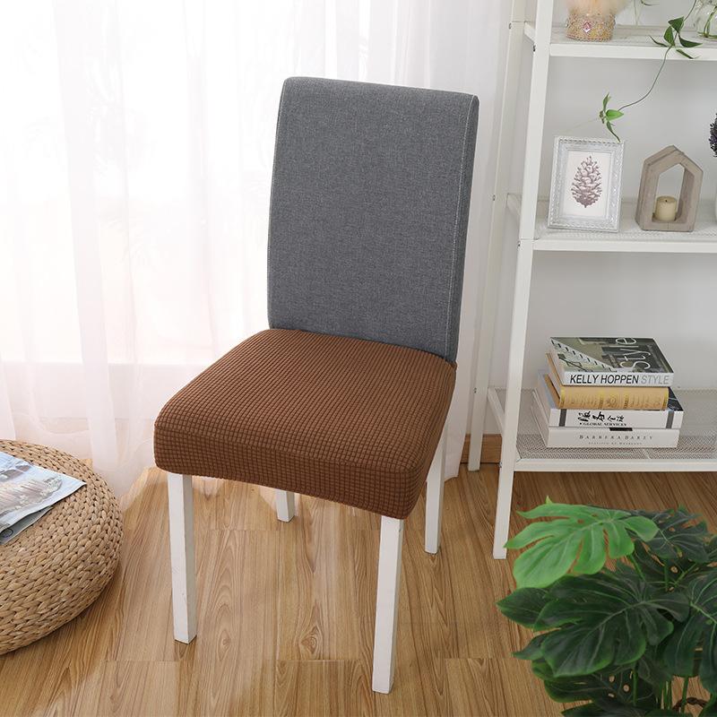 Чехлы на стулья для обеденного стола, универсальные эластичные современные бытовые универсальные чехлы на сиденья стула, офисные вращающиеся чехлы на сиденья стула