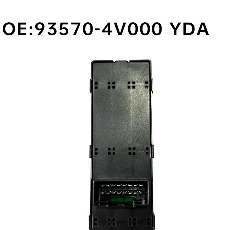 Бежевая кнопка стеклоподъемника водительской двери для Hyundai Elantra 93570-4V000