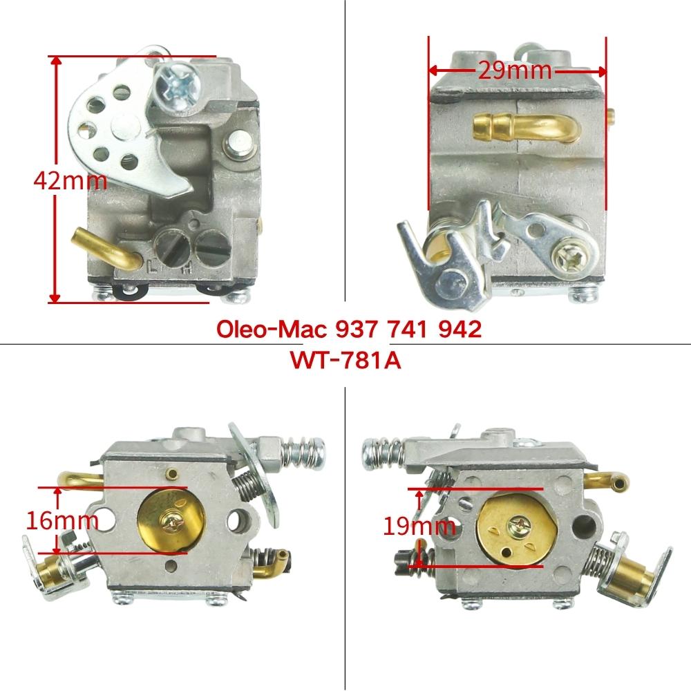 WT-781A Карбюратор для Emak Oleo Mac 937 941 942