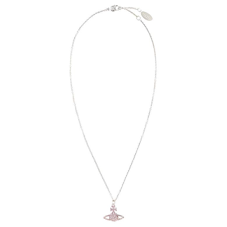 VIVIENNE WESTWOOD Дизайн Сатурна Латунное ожерелье Женское ожерелье Серебряное 6302009202P238P238
