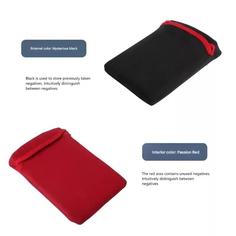 Protective 4x5 5x7 8x10 Film Holder Bag Large Format Sheet Film Holder Protective Neoprene Bag Darkroom Accessories