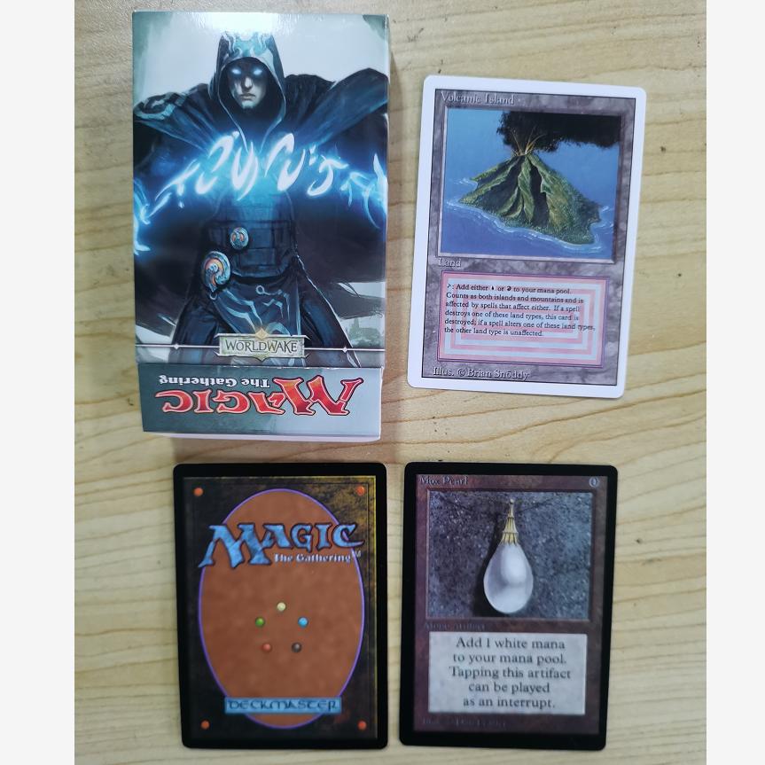 Набор из 59 предметов World Wake Blue Core, карты Magic The Gathering, прокси-карты MTG, игральные карты