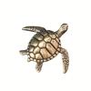 1pc Handmade Pure Brass Turtle Ornament for Home and Office Decoration, Perfect for Tea Parties