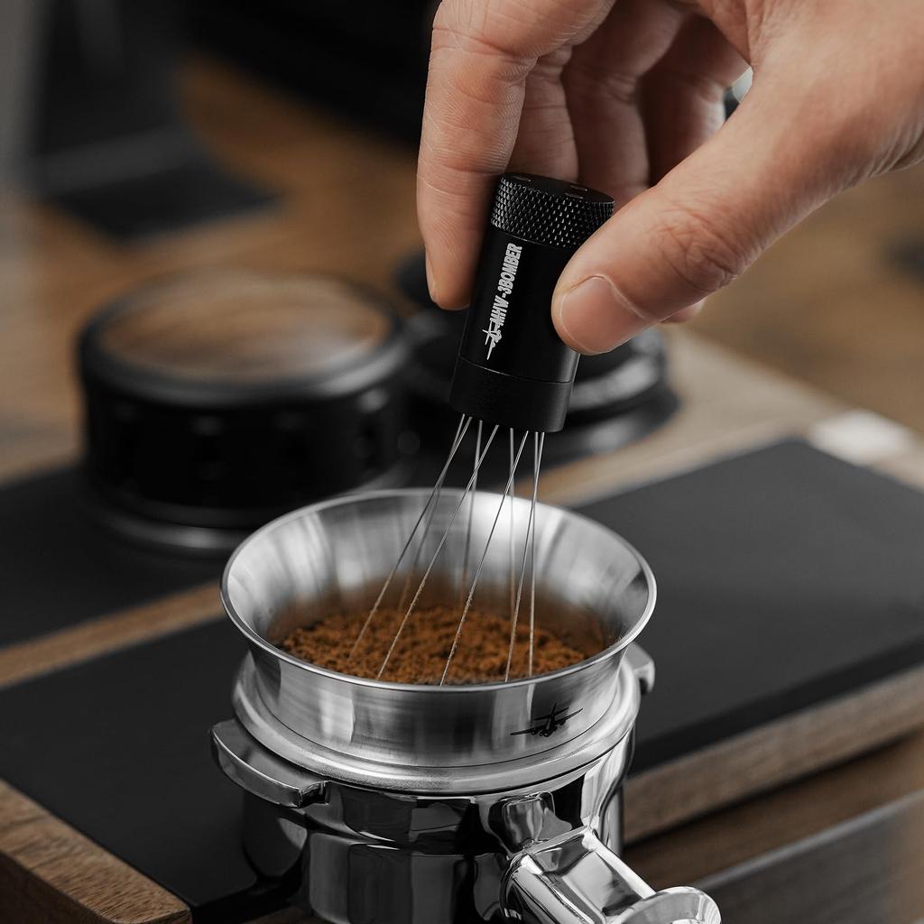 MHW-3BOMBER 51мм Кольцо для дозирования кофе из нержавеющей стали, устойчивое к коррозии, Аксессуар для эспрессо, Небьющаяся дозирующая воронка (Серебряный) DR5385S-ОС