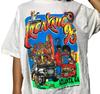 Винтажная Белая Футболка Freaknik Унисекс Хлопок Репринт Мужчины Женщины S-5XL Унисекс Футболка