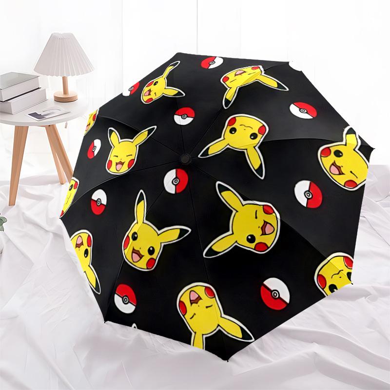 1pc Pikachu, Poké Ball umbrella - automatic opening and closing, sturdy iron frame,  formal occasions yy251027027