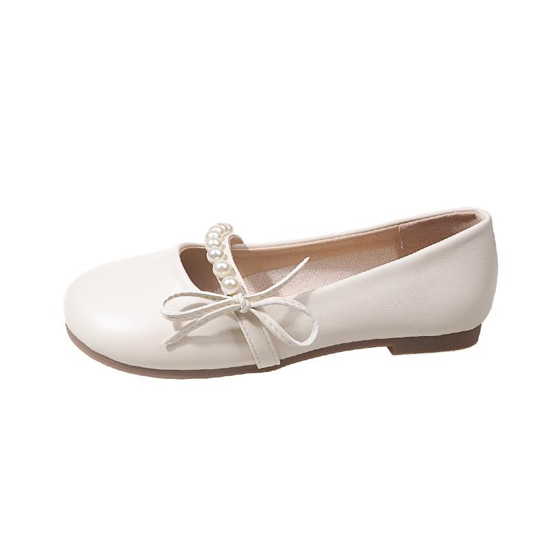 Туфли Мэри Джейн на плоской подошве 2025 года, весна-лето, новые универсальные туфли с плоской подошвой, подходящие к юбке, одинарные туфли на все сезоны, туфли Doudou, супермягкие