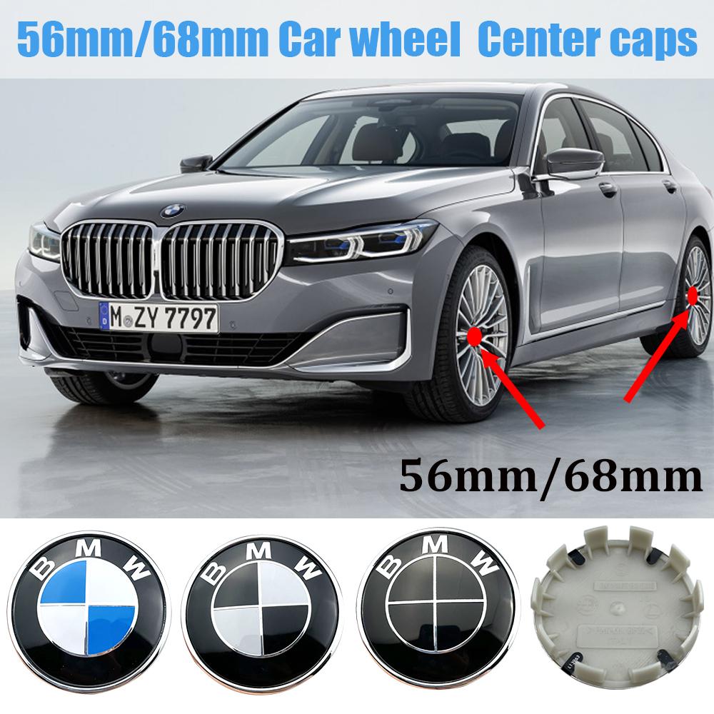 4Pcs 56mm 68mm bmw Wheel Center Caps for E90 E46 F10 F30 E87 F20 G20 E60 E39 E92 F11 F31 E61 F25 E36 X3 X5 Car Accessories