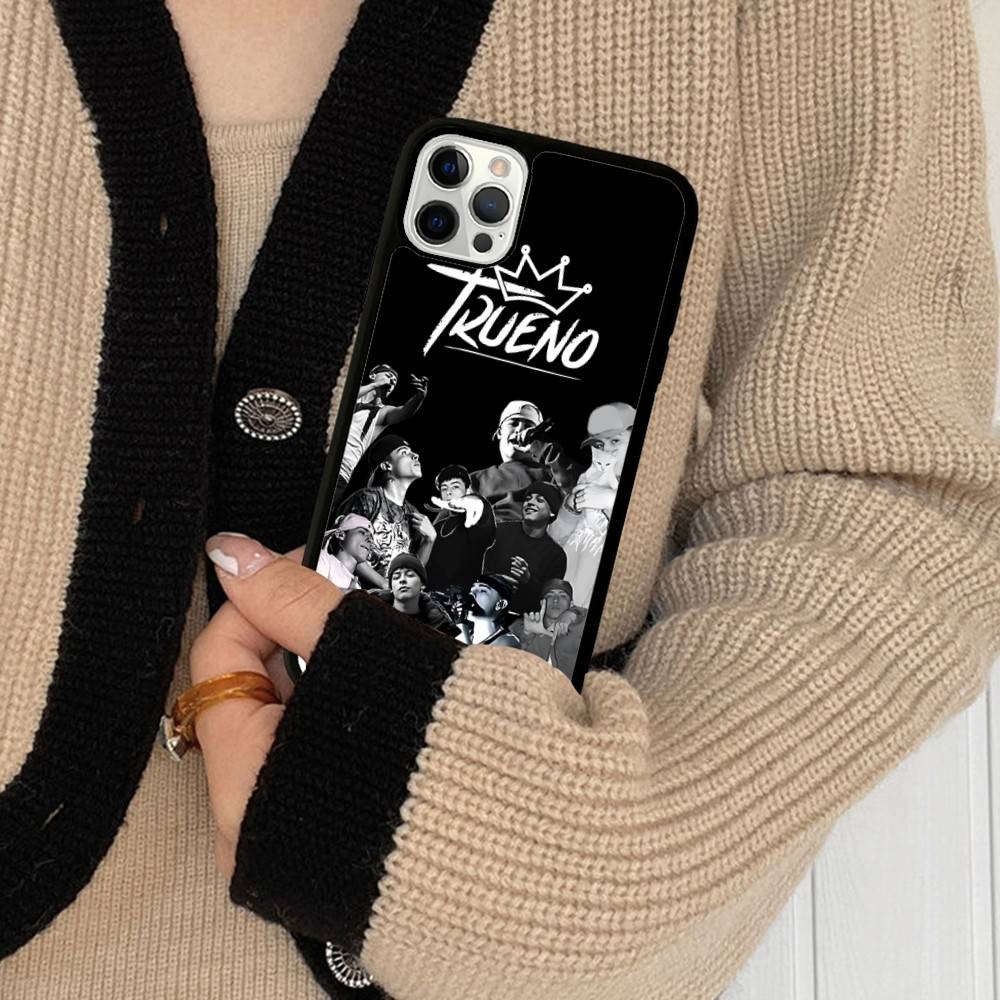 T-Trueno Rapper For IPhone 17 16 15 14 13 Pro 12 11 Pro Max Hard PC+TPU Phone Cases Back Cover