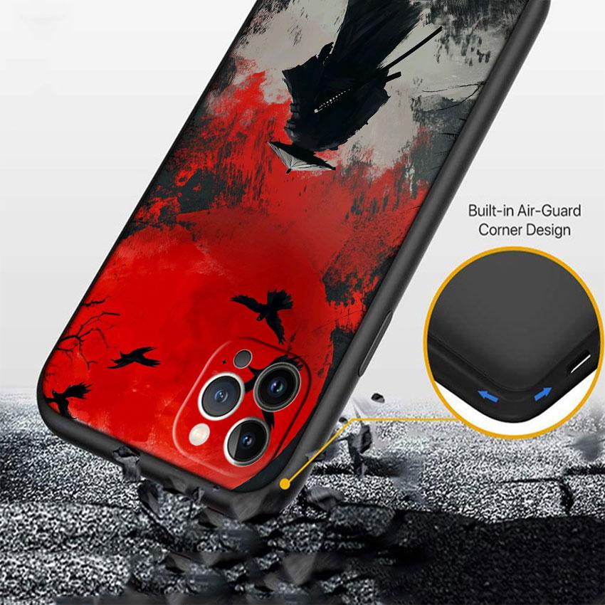 CJ71 Japan Samurai Mask Case for Samsung Galaxy M06 M15 M16 M35 M55 M56 A36 A42 A50 A50S A51 A52 A32 A33 A05 A05S A06 A16 A20