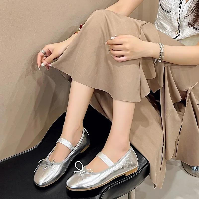 Fashion Bow Fashion Comfortable Elegant flats Casual Pu leather women's loafers
