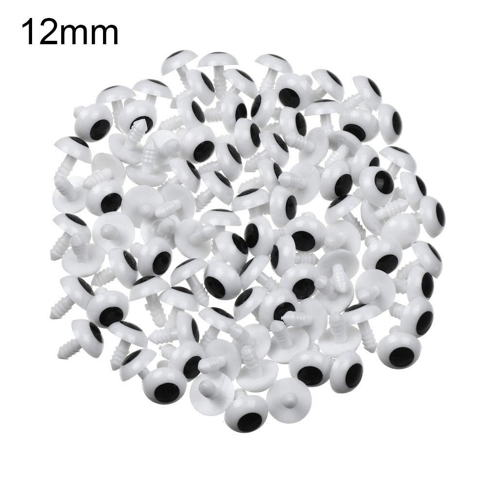 Plastic White&Black Stuffed Toys Parts Doll Eyes Craft Animal Puppet Accessories Safety Doll Eye