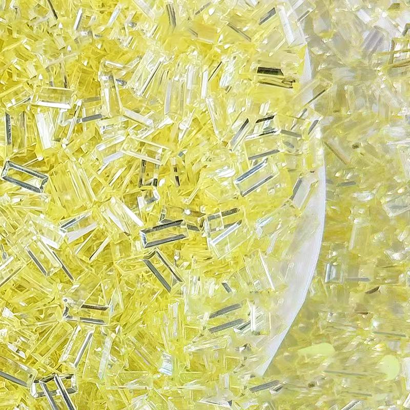 100 г 3×7 мм, форма ледяной палочки. Подходит для изготовления украшений, декора ногтей, наполнения слаймов, поделок своими руками и многого другого