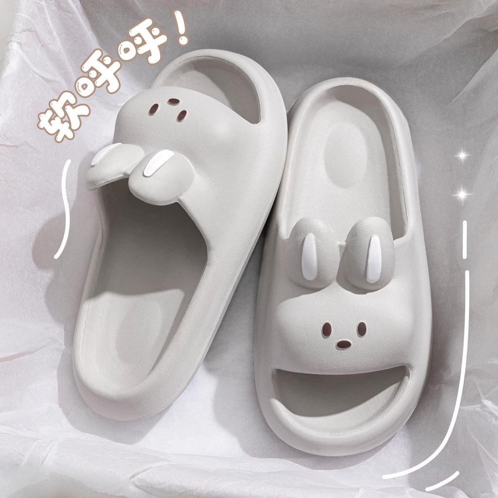 Женские нескользящие мягкие тапочки Jieliya - Летний стиль 2025, для дома и душа