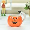 Ceramic Halloween Pumpkin Halloween Decoration Ceramic Coffee Cup, Pumpkin Kid Cartoon Cup