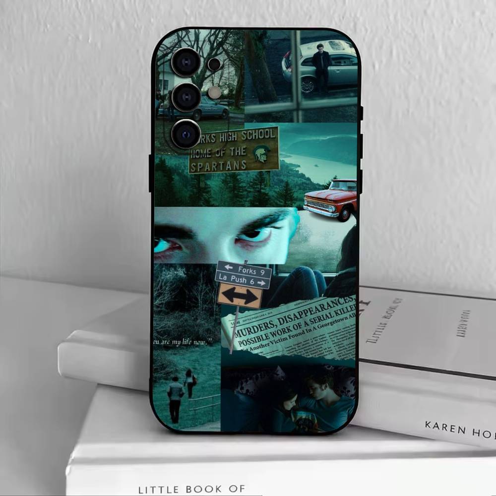 Чехол для телефона Сумерки Эдвард для Samsung S25,S24,S21,S22,S23,S30,Ultra,S20,Plus,Fe,Lite,Note,10,Черный