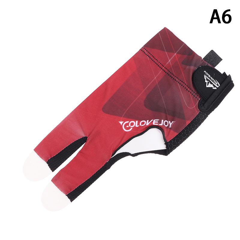 Бильярдные перчатки для левой руки, три пальца для снукера, бильярдные перчатки, нескользящие наклейки, эластичные тренировочные перчатки для бильярда, аксессуары