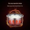 Рисоварка-пароварка из нержавеющей стали 304 с функцией разделения супа и риса