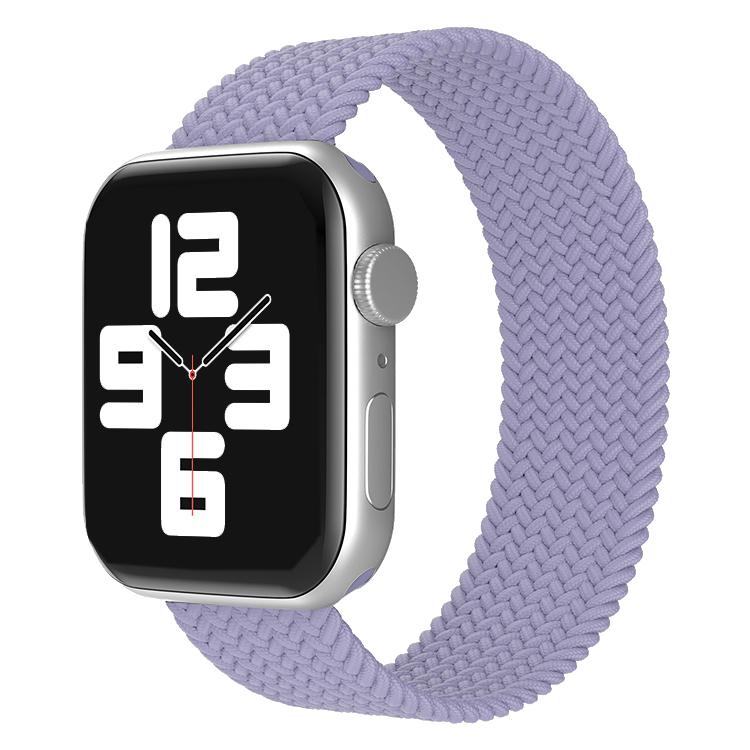 Плетеный ремешок SOLO LOOP для Apple Watch Band 45 мм, 44 мм, 41 мм, 40 мм, 38 мм, 42 мм, нейлоновый браслет Correa iWatch Serie 3, 4, 5 SE 6, 7
