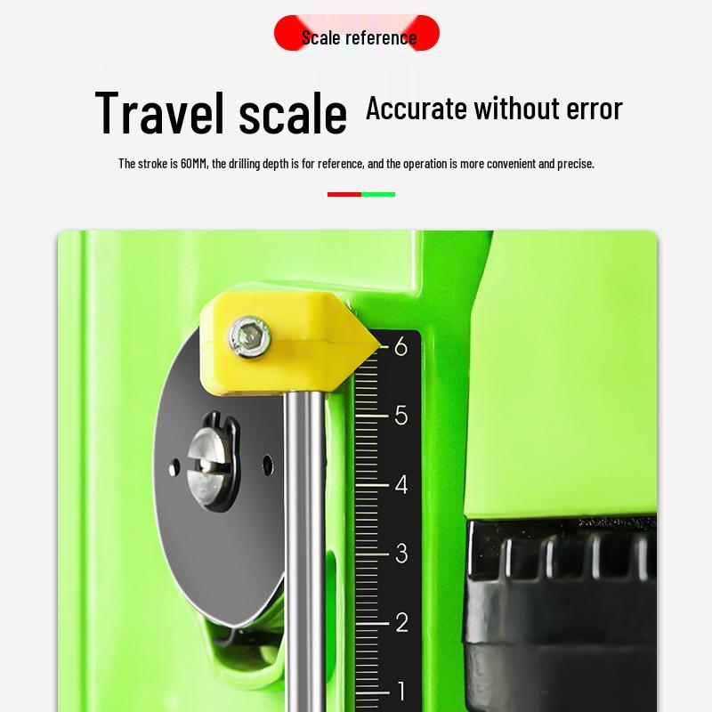 Compact 220V High-Precision Multifunctional Drill Press for Household and Industrial Use