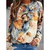 Women's Sweatshirt Polyester Graphic Street Dailywear Print Casual Crew Neck Long Sleeve Micro-elastic Fall Winter