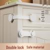 Child Safety Invisible Drawer & Cabinet Lock - Baby Proofing Anti-Pinch Design for Refrigerators and Doors