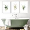 Plant Printed Bathroom Wall Art Poster Toilet Spa Relaxation Picture