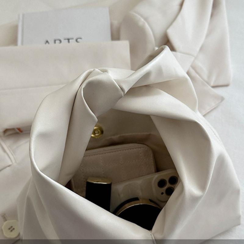 Женская плиссированная сложенная сумка-облако через плечо, модная большая вместимость, летняя сумка-хобо цвета конфет