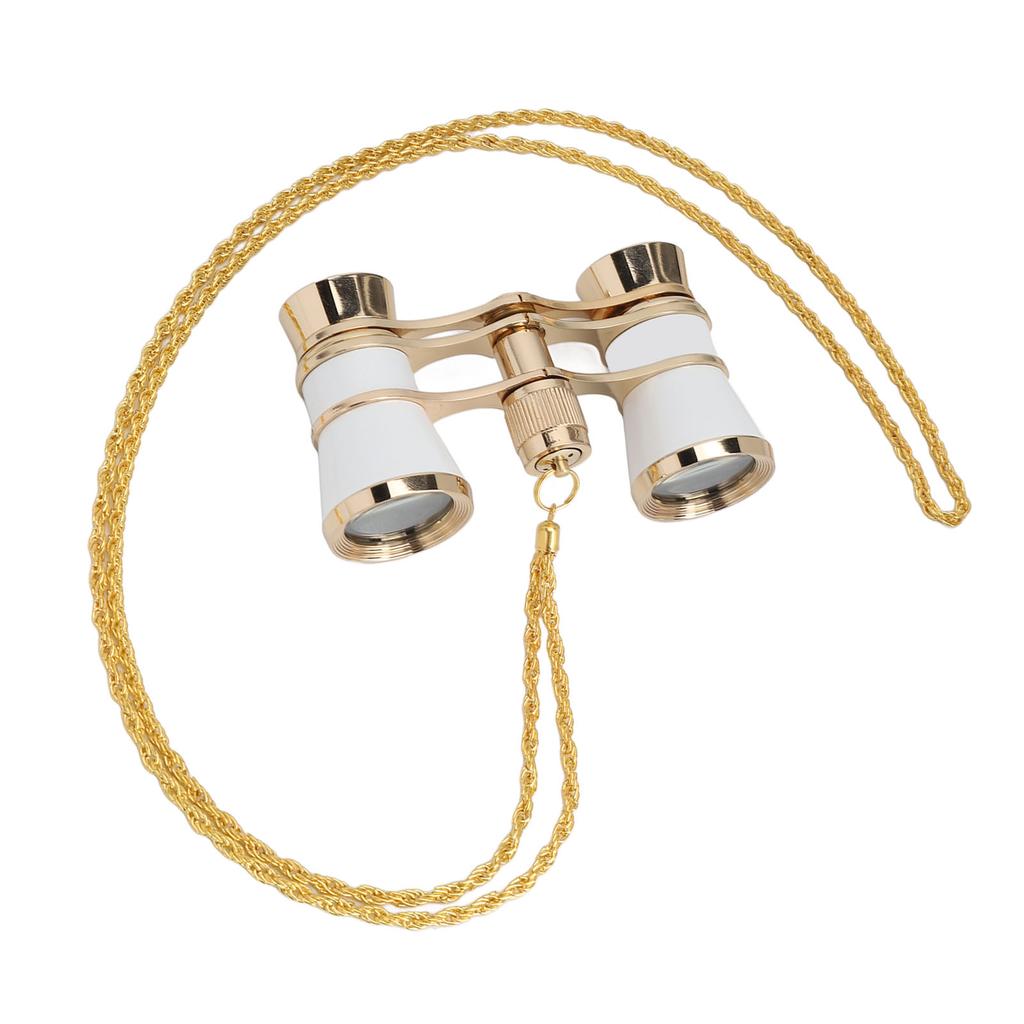 Театральные очки 3X25 Оперный бинокль 3X25 Оперные очки Бинокль с цепочкой для наблюдения за птицами