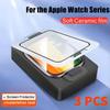 3PCS Ceramic Film Install Tool For Apple Watch Ultra 9 8 7 49mm 45mm 41mm Screen Protector For Iwatch 10 6 5 46mm 44mm 40mm 42mm