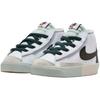 Nike Blazer 77 Remix Прочные детские кеды средней высоты для скейтбординга Детские кроссовки Белый Зеленый Черный FN6939-101
