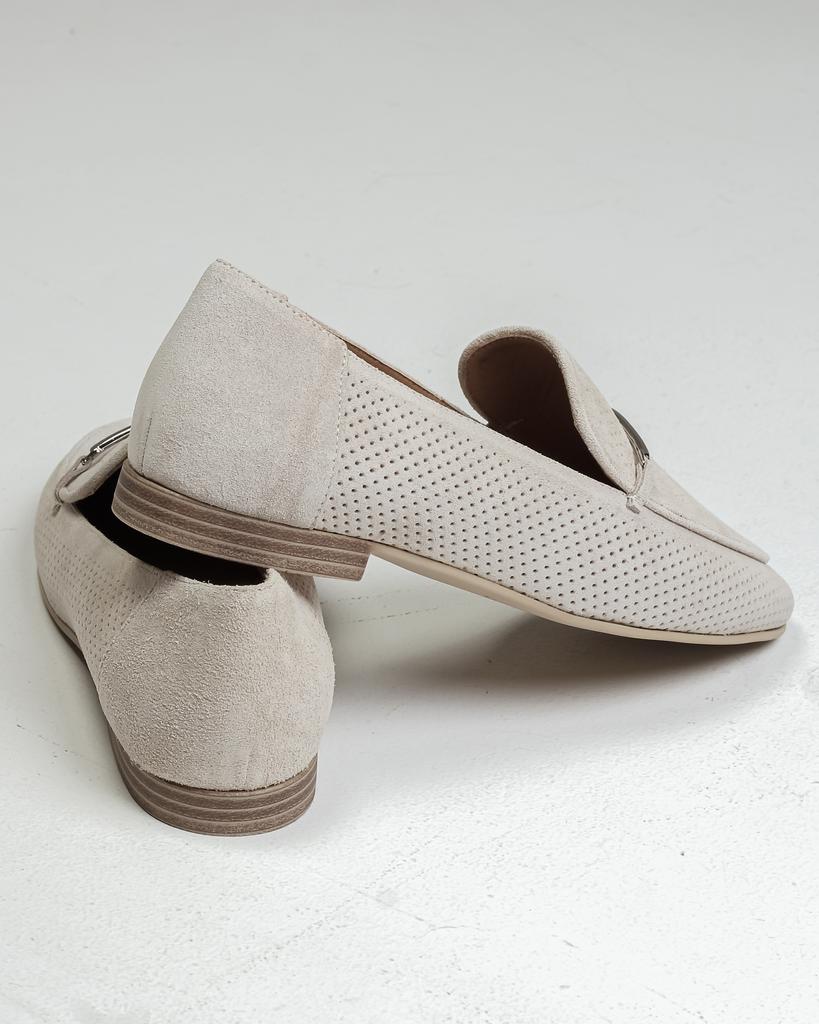 Women's Loafers Guero 1359 36 Beige Suede