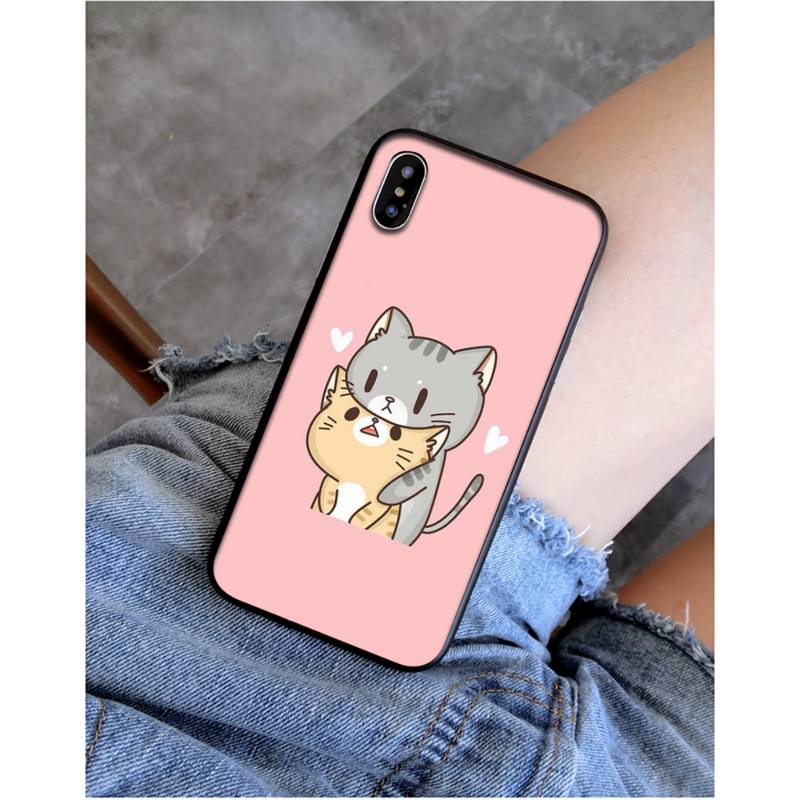Мягкий чехол для телефона с рисунком кота для iphone 11 12 13 Mini Pro Max X XS MAX 6 6s 7 8 plus 5 5S 5SE XR SE2020