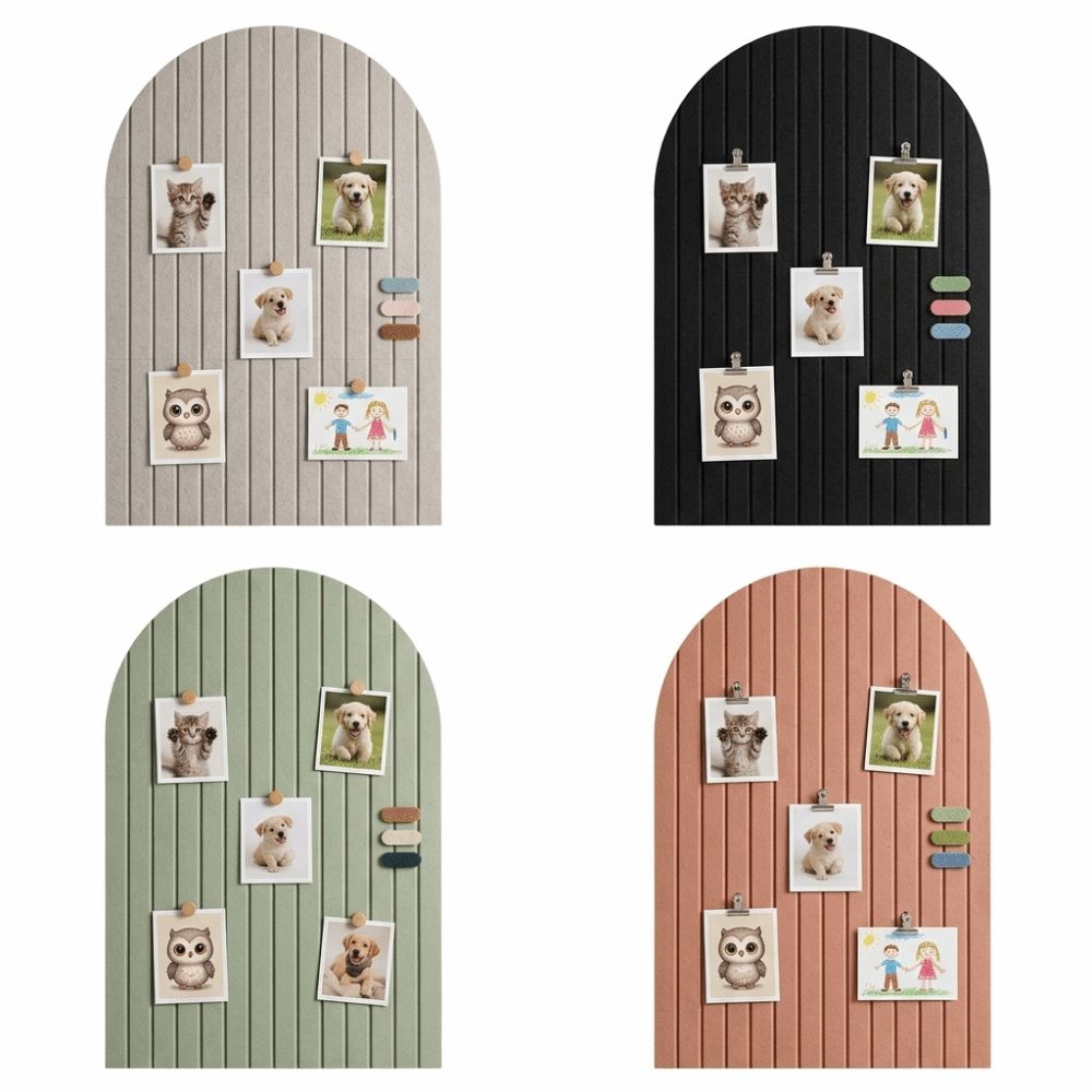 Self Adhesive Felt Acoustic Panel Vertical Stripe Photo Wall Sticker Photo Display Background Wall