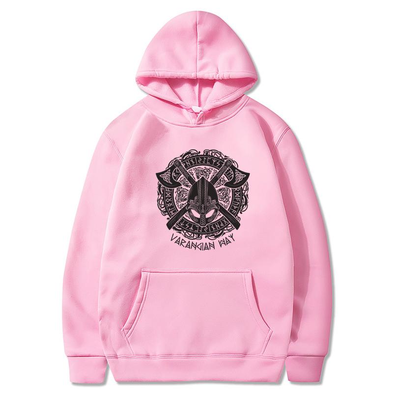 Мужские и женские длинные рукава Viking свитера мода личность печать мужская толстовка свободные ретро мужские толстовки