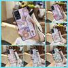 Cartoon Phone Holder Phone Case For TCL 40SE/T610K Wristband Waterproof Durable Soft Case Shockproof Anti-knock Cute